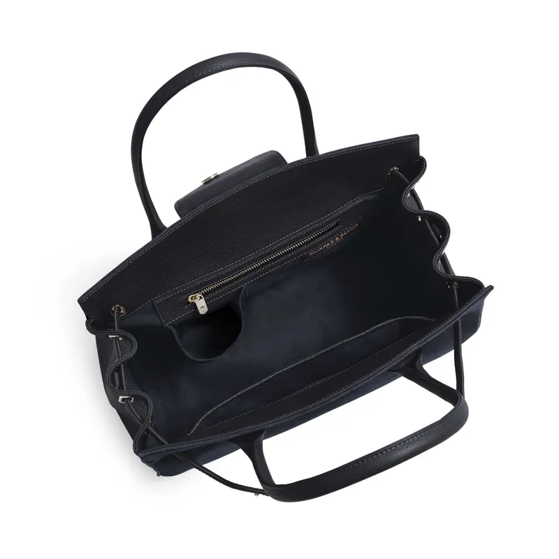 Fairfax and Favor Windsor Handbag - Navy-2